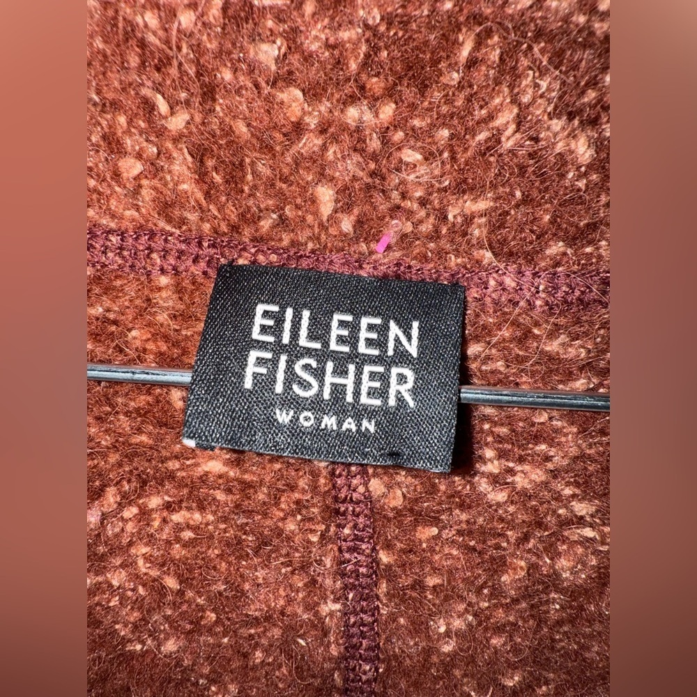 Eileen Fisher Alpaca Blend Long Cardigan Size L - Picture 7 of 9